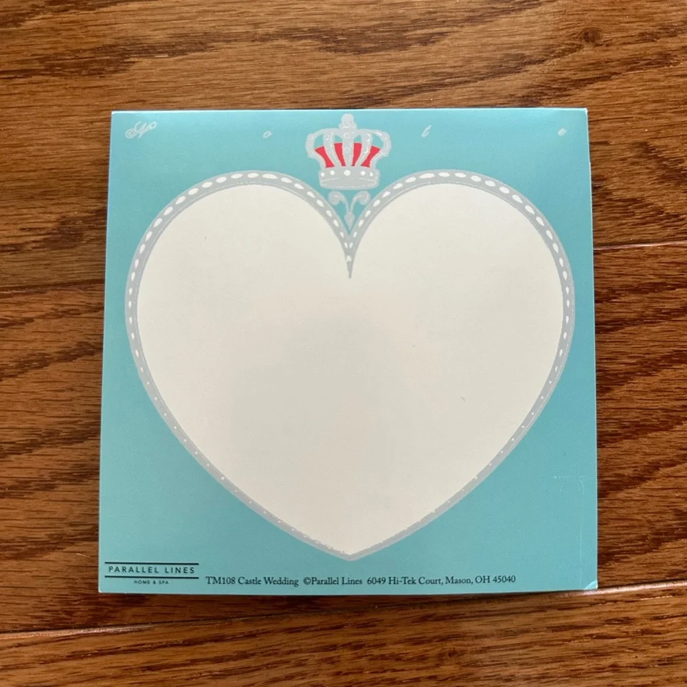 New Valentine's Day 3D Card PARALLEL LINES “Castle Wedding” with envelope.